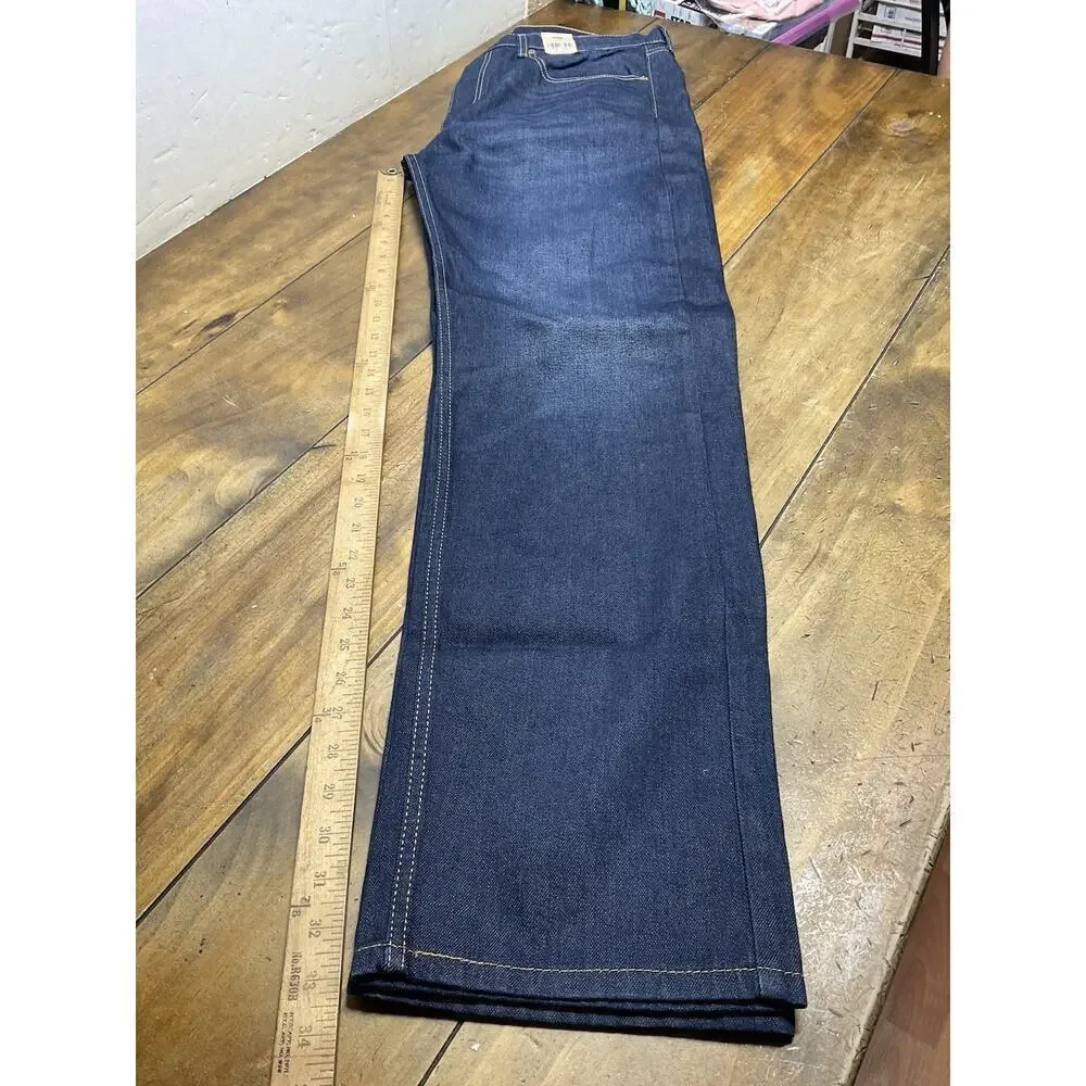 Levi's Men's Classic 505 Regular Fit Jean Straight Leg Dark Blue 36x34 NWT